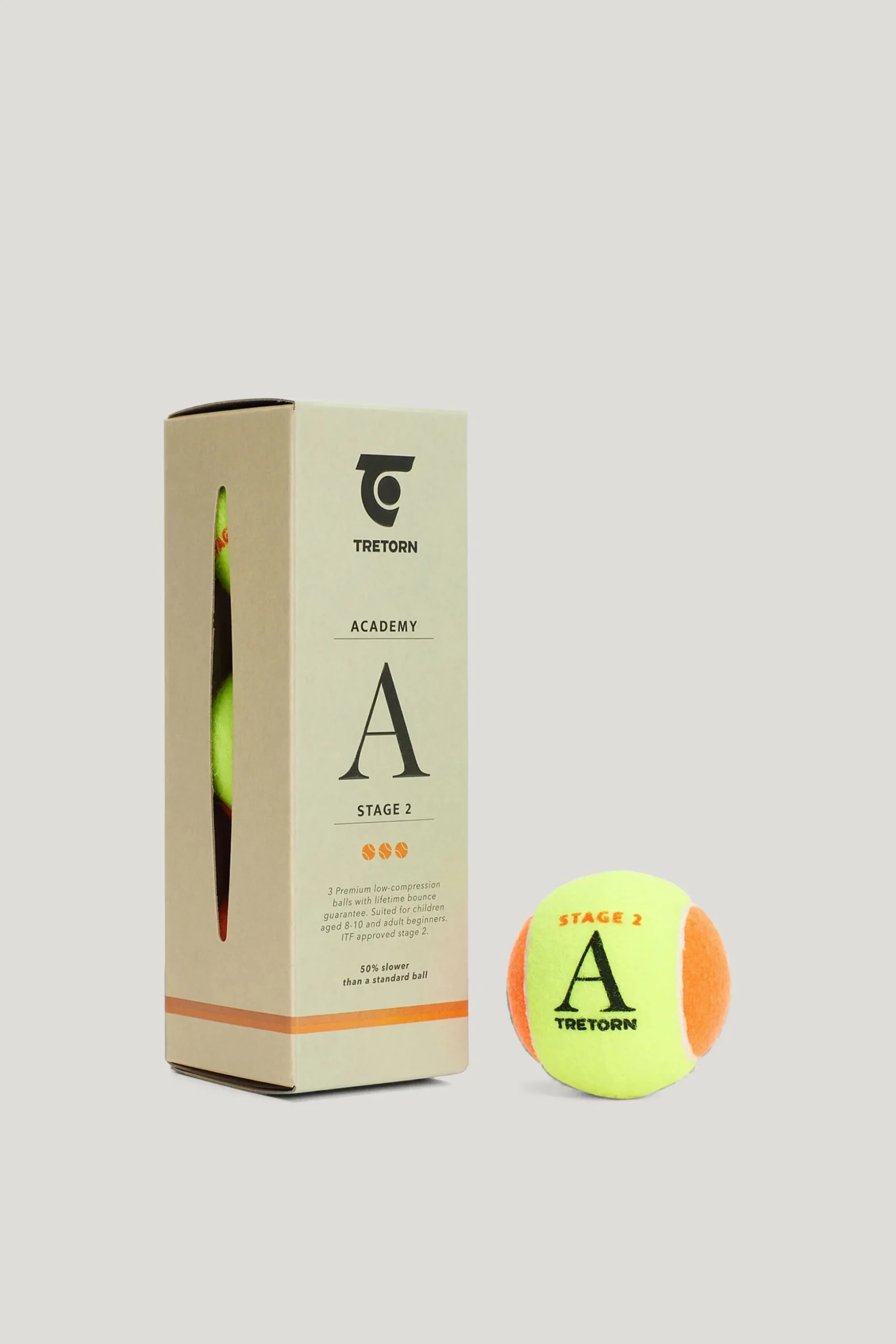 Academy Orange 3 Pack — Tennisboll Dam/Herr