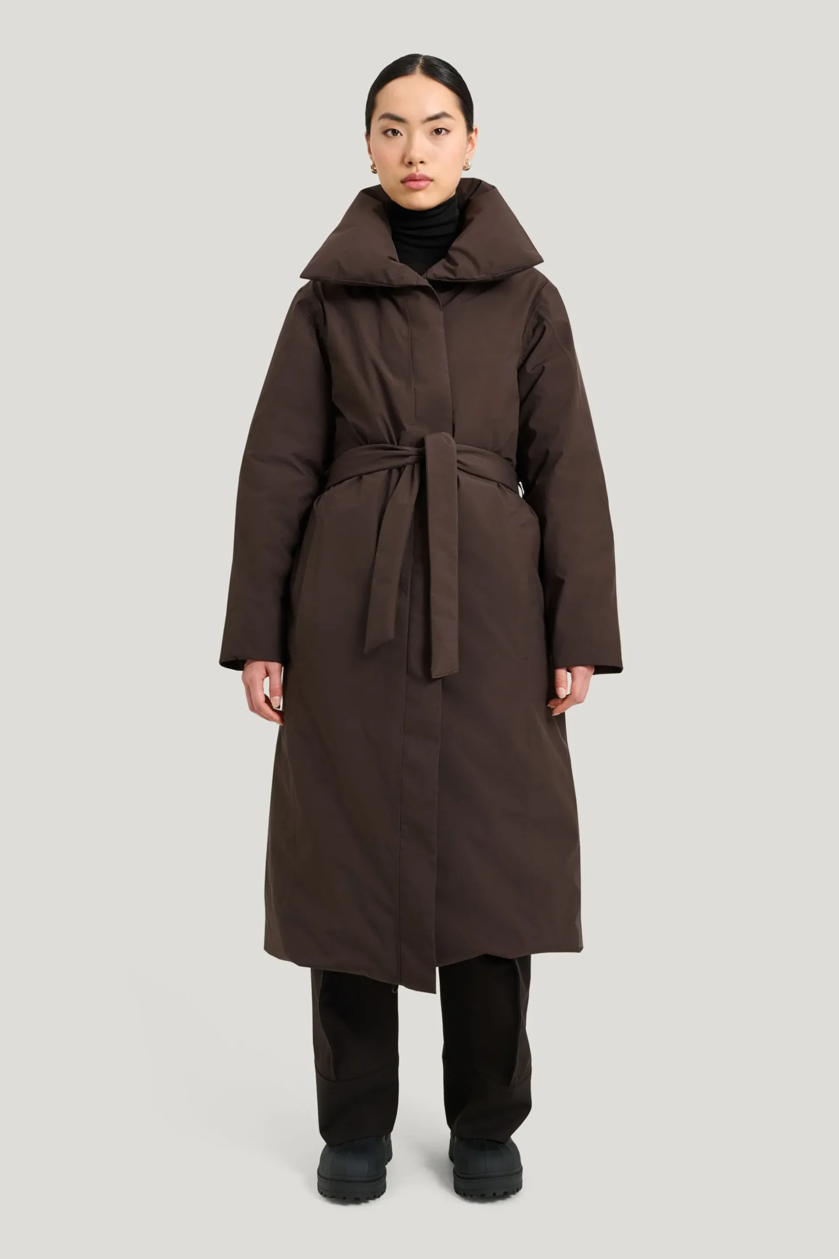 Ayla Insulated Wrap Coat — Vattentät Jacka Dam