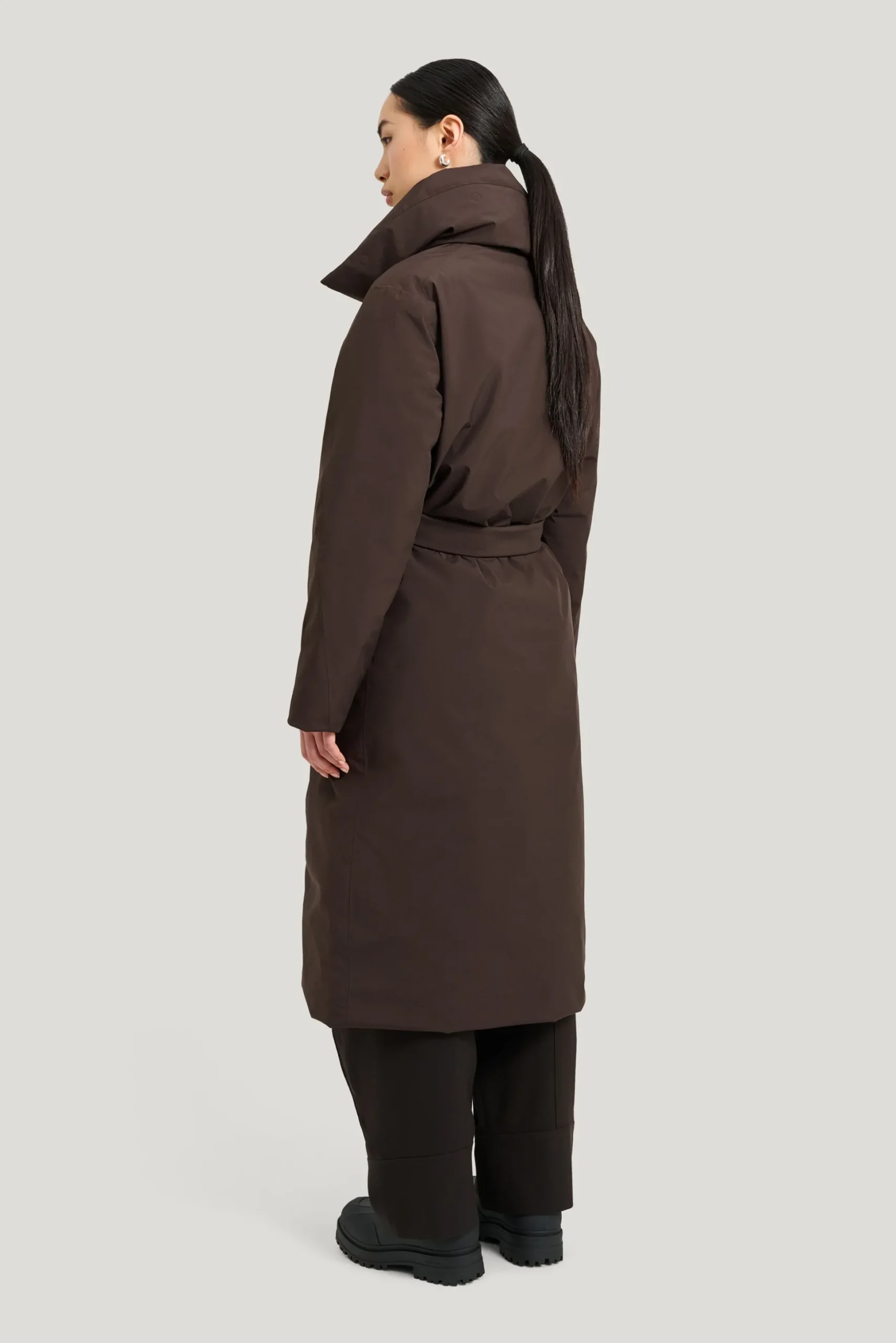 Ayla Insulated Wrap Coat — Vattentät Jacka Dam