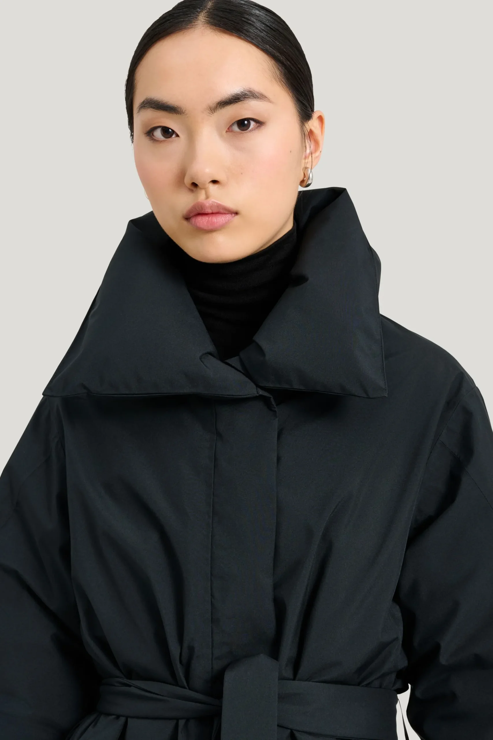 Ayla Insulated Wrap Coat — Vattentät Jacka Dam