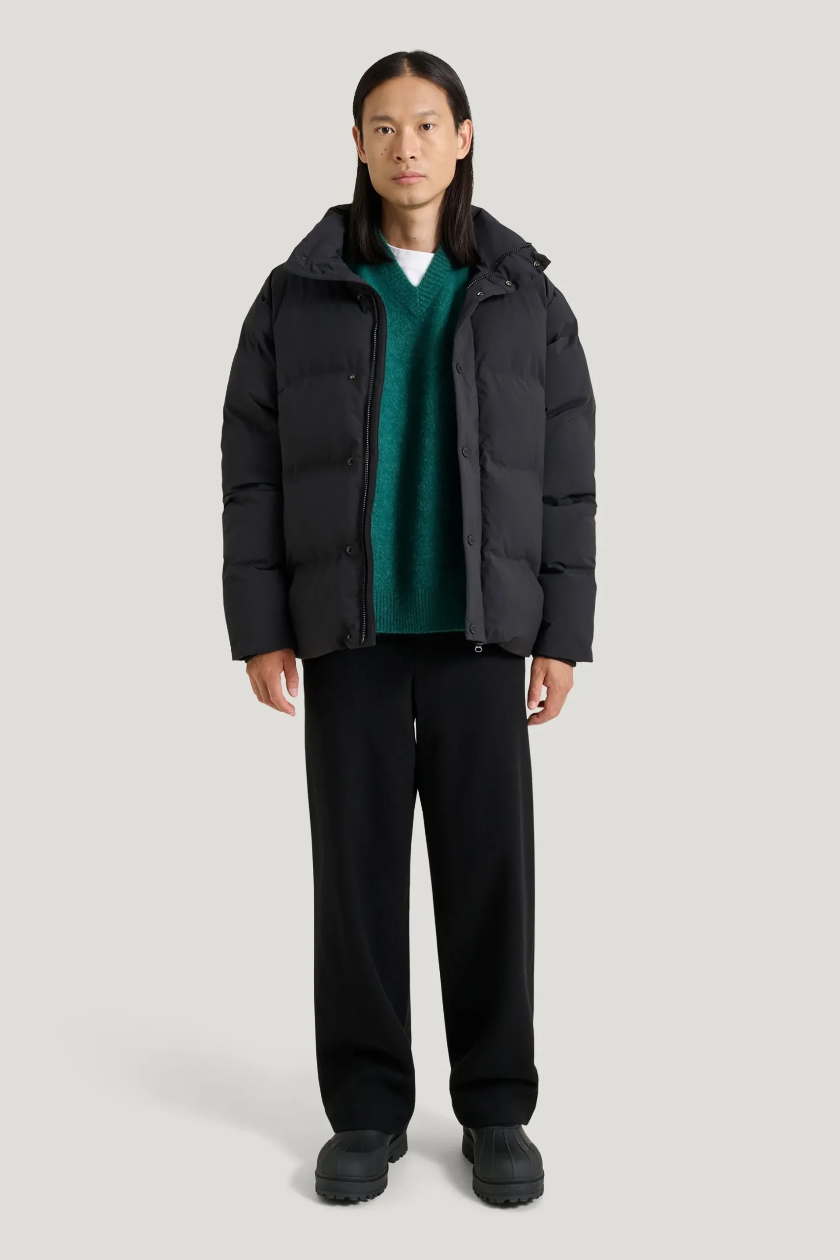 Brick Puffer Jacket — Vattentät Jacka Herr
