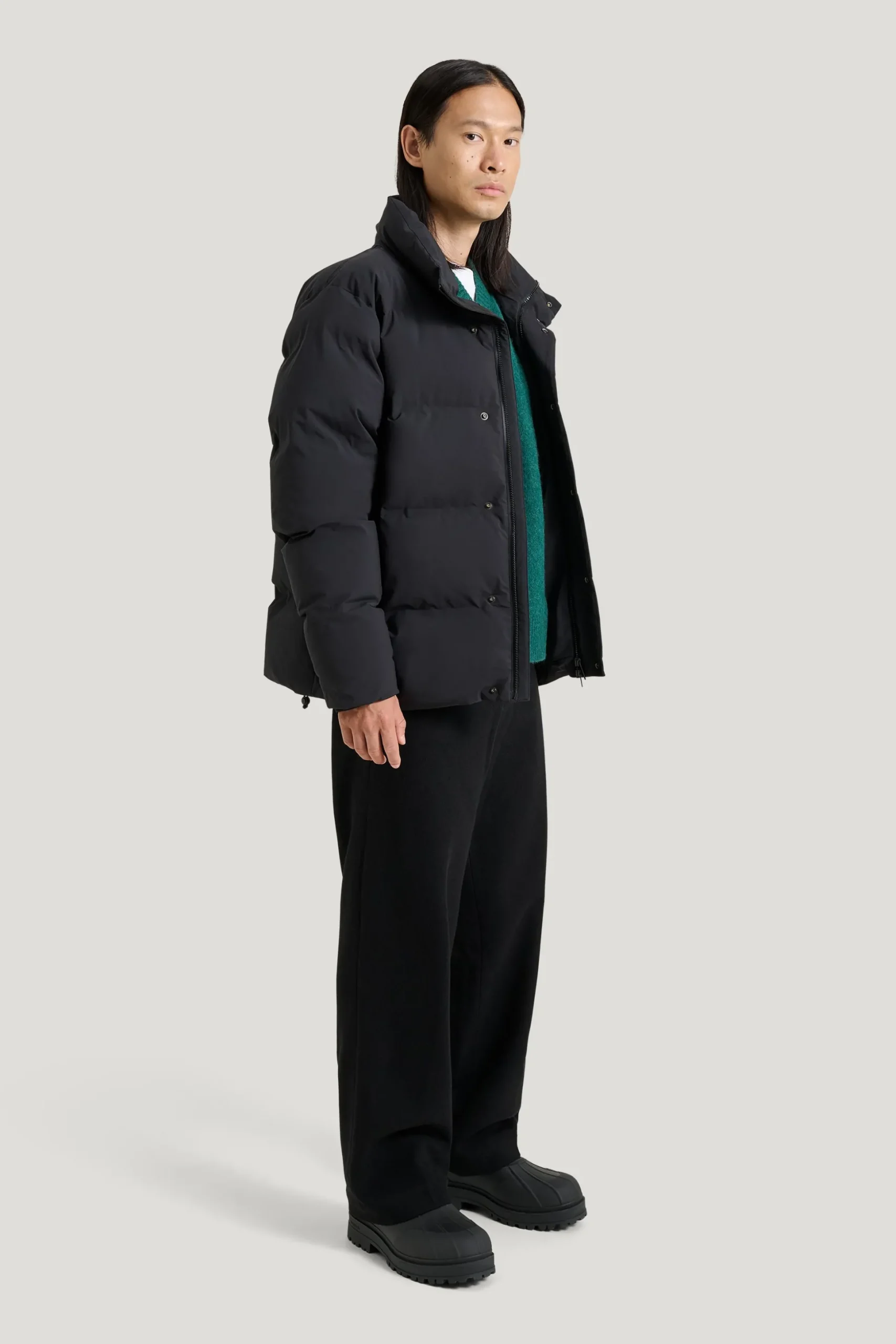 Brick Puffer Jacket — Vattentät Jacka Herr