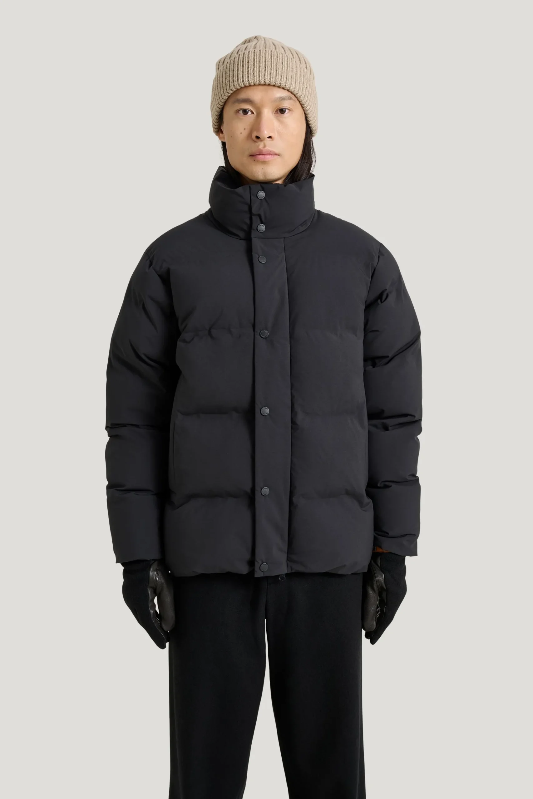 Brick Puffer Jacket — Vattentät Jacka Herr