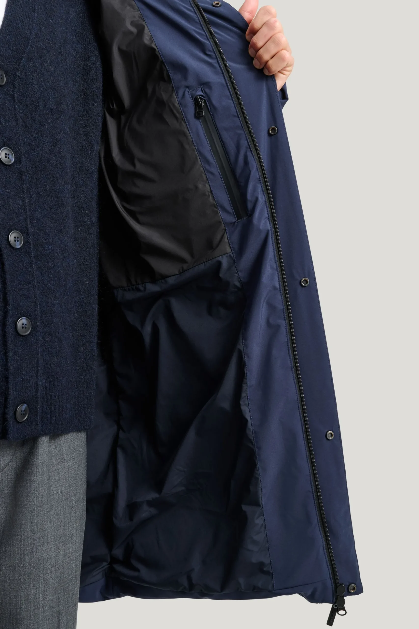Brick Puffer Parka — Vattentät Jacka Herr