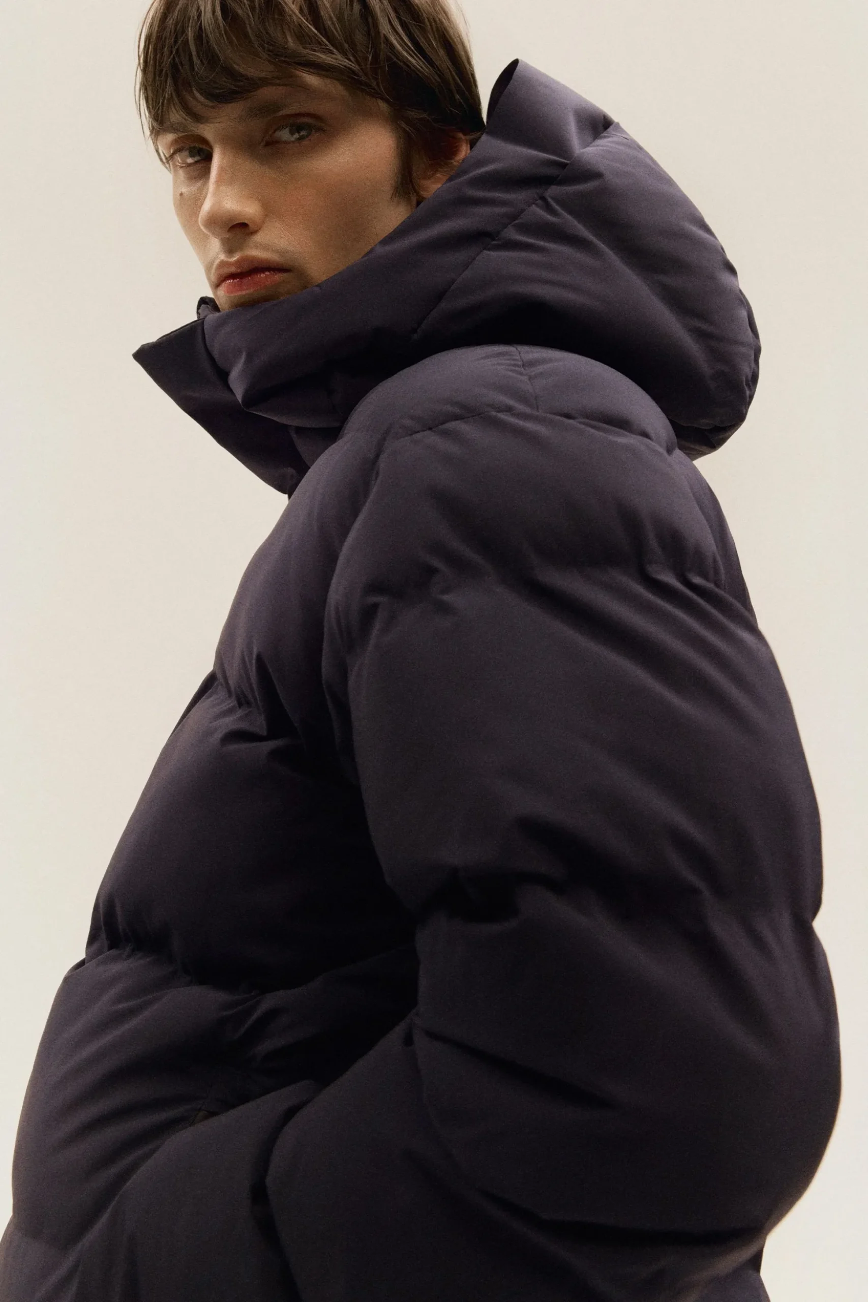 Brick Puffer Parka — Vattentät Jacka Herr