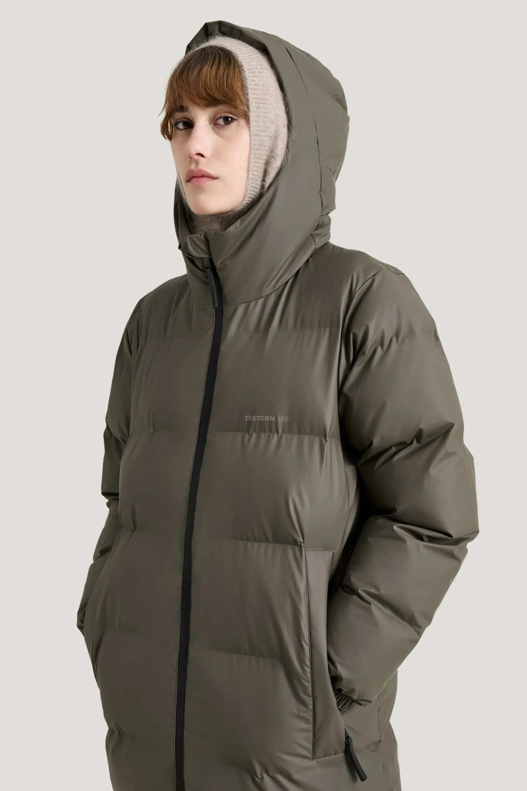 Jade Puffer Raincoat — Regnjacka Dam