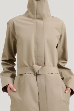Lone Wrap Coat — Vattentät Trechcoat Dam