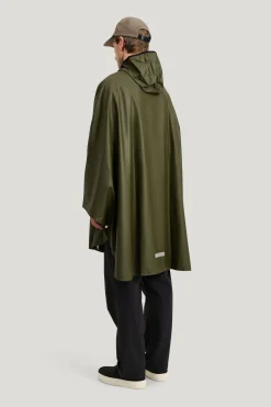Pu Light Rainponcho — Regnjacka Dam/Herr