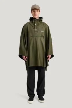 Pu Light Rainponcho — Regnjacka Dam/Herr