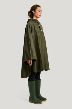 Pu Light Rainponcho — Regnjacka Dam/Herr
