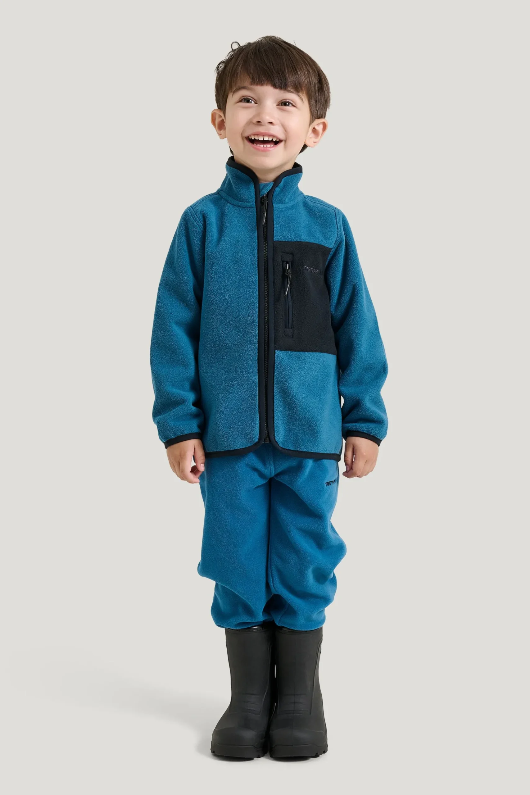 Scout Wind Fleece Jacket — Vattenavisande Jacka Barn